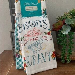 Pioneer Woman Biscuits & Gravy Towel Set